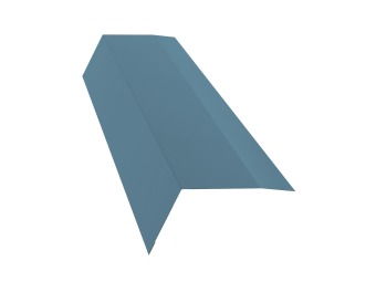 картинка Планка карнизная 100х65 0,45 Drap TX RAL 5024 пастельно-синий (2м) Центр Кровли