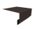 Планка околооконная сложная БХ new 250х75х27 0,5 Velur X RR 32 темно-коричневый (3м) Центр Кровли