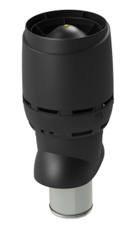 картинка Выход вентиляционный Vilpe Flow XL 200/ИЗ/500 черный Центр Кровли