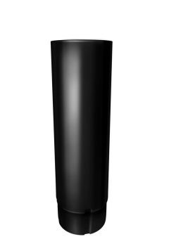 картинка Труба круглая Optima 90мм 3м RAL 9005 Центр Кровли