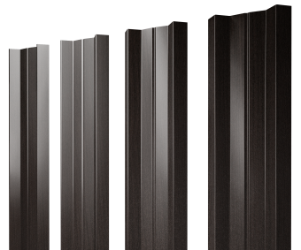 фото Штакетник М-образный А с прямым резом 0,45 Print Elite Coffee Wood TwinColor Центр Кровли картинка Штакетник М-образный А с прямым резом 0,45 Print Elite Coffee Wood TwinColor Центр Кровли