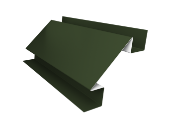 картинка Угол внутренний сложный фальц 0,5 Satin Matt TX RAL 6020 хромовая зелень (3м) Центр Кровли