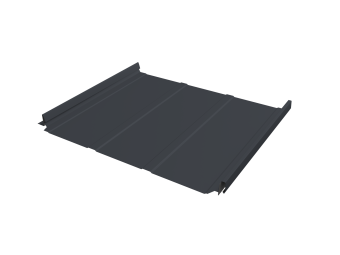 картинка Кликфальц Pro Line Grand Line 0,45 Drap TX с пленкой на замках RAL 7024 мокрый асфальт Центр Кровли