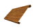 Ламель лицевая 200 забора жалюзи Texas 0,45 Print Elite с пленкой Golden Wood TwinColor Центр Кровли