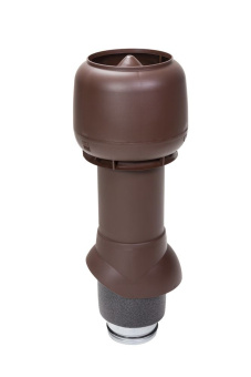 картинка Выход вытяжки с колпаком Vilpe 125/160/700/ИЗ шоколадный Центр Кровли