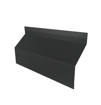 фото Ламель забора жалюзи Milan Slim стартовая/финишная для калиток и ворот 0,5 Drap TX RAL 7016 антрацитово-серый Центр Кровли картинка Ламель забора жалюзи Milan Slim стартовая/финишная для калиток и ворот 0,5 Drap TX RAL 7016 антрацитово-серый Центр Кровли