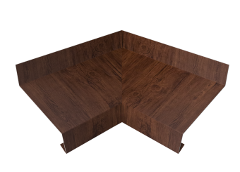 фото Угол отлива внутренний 70 0,45 Print Premium с пленкой Cherry Wood Fresh TwinColor Центр Кровли картинка Угол отлива внутренний 70 0,45 Print Premium с пленкой Cherry Wood Fresh TwinColor Центр Кровли