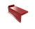 Планка торцевая сегментная Квадро профи Левая 0,45 PE RAL 3011 коричнево-красный Центр Кровли