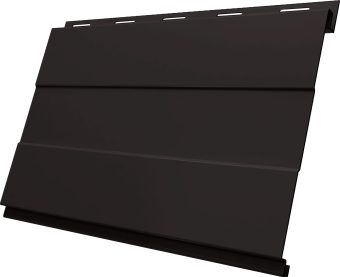 картинка Вертикаль 0,2 prof Grand Line 0,45 Drap-double TX с пленкой RR 32 темно-коричневый Центр Кровли