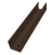 Стойка жалюзи Milan Slim 0,45 PE-Double RAL 8017 шоколад (3м) Центр Кровли