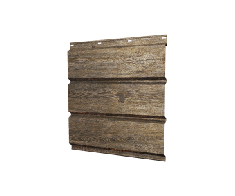 картинка Софит металлический полная перфорация 0,45 Print Elite с пленкой Nordic Wood TwinColor Центр Кровли