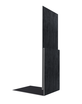 картинка Планка приемная оконная 0,45 Print Premium Grey Wood TwinColor (3м) Центр Кровли