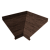 Угол отлива внутренний 100 0,45 Print-Double Premium с пленкой Antique Wood Центр Кровли