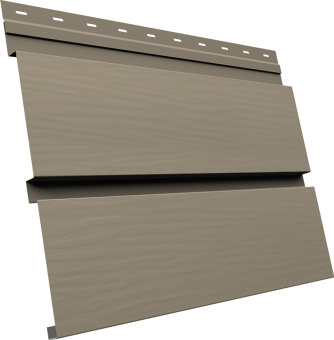 картинка Квадро Брус 3D в02 Grand Line 0,5 Сатин с пленкой RAL 1015 светлая слоновая кость Центр Кровли