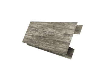 картинка Планка H-образная Экобрус 0,45 Print Elite с пленкой Nordic Wood TwinColor (3м) Центр Кровли