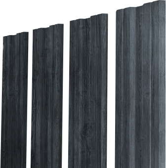 фото Штакетник Twin XL с прямым резом Grand Line 0,45 Print Premium Grey Wood TwinColor Центр Кровли картинка Штакетник Twin XL с прямым резом Grand Line 0,45 Print Premium Grey Wood TwinColor Центр Кровли