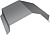 Парапетная крышка угольная 200мм Grand Line 0,5 ПЭ слим с пленкой RAL 7004 сигнальный серый (2,5м) Центр Кровли