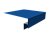 Планка околооконная сложная 200х50х18 (j-фаска) 0,5 Satin с пленкой RAL 5005 сигнальный синий (3м) Центр Кровли