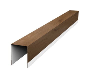 картинка Планка опорная составная внутренняя для забора жалюзи Palermo 0,45 Print Premium Pine Wood Fresh (1,8м) Центр Кровли