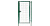 Калитка Medium New Lock 1,73х1 RAL 6005 Центр Кровли