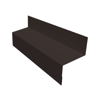 фото Отлив межэтажный 45 0,45 Drap-double TX RR 32 темно-коричневый (2м) Центр Кровли картинка Отлив межэтажный 45 0,45 Drap-double TX RR 32 темно-коричневый (2м) Центр Кровли