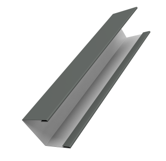 картинка Крышка жалюзи Milan Slim 0,45 PE RAL 7005 мышино-серый (3м) Центр Кровли