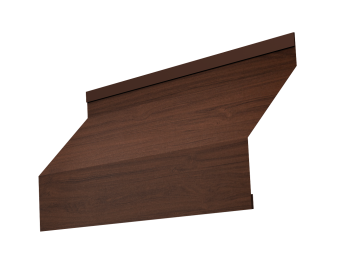 картинка Ламель забора жалюзи Milan new 0,45 Print Elite с пленкой Choco Wood TwinColor Центр Кровли