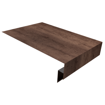 картинка Планка околооконная сложная 250х50х18 (j-фаска) 0,45 Print Premium Almond Wood Fresh (2м) Центр Кровли