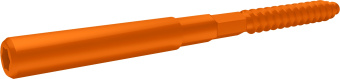 картинка Шуруп-шпилька 8х160 Grand Line RAL 2004 ярко-оранжевый Центр Кровли