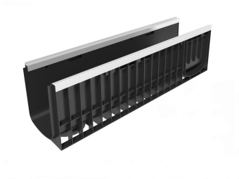 фото Лоток водоотводный пластиковый Gidrolica Standart Plus ЛВ-20.24,6.28,8 (усиленный) (8234) Центр Кровли картинка Лоток водоотводный пластиковый Gidrolica Standart Plus ЛВ-20.24,6.28,8 (усиленный) (8234) Центр Кровли