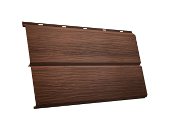 фото ЭкоБрус new 3D 0,45 Print Elite Choco Wood TwinColor Центр Кровли картинка ЭкоБрус new 3D 0,45 Print Elite Choco Wood TwinColor Центр Кровли