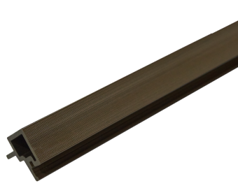 картинка Угловой профиль CM Wall 3000х56х49мм цвет walnut (орех) Центр Кровли
