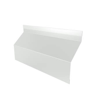 фото Ламель забора жалюзи Milan Slim стартовая/финишная для калиток и ворот 0,45 PE RAL 9003 сигнальный белый Центр Кровли картинка Ламель забора жалюзи Milan Slim стартовая/финишная для калиток и ворот 0,45 PE RAL 9003 сигнальный белый Центр Кровли