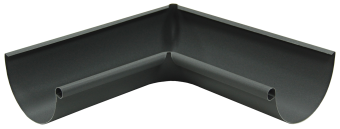 фото Угол желоба внутренний GL PE Matt 90 гр 125 мм RAL 7024 мокрый асфальт Центр Кровли картинка Угол желоба внутренний GL PE Matt 90 гр 125 мм RAL 7024 мокрый асфальт Центр Кровли