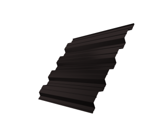 картинка Профнастил НС44A Grand Line 0,5 Rooftop Бархат RAL 9005 черный Центр Кровли