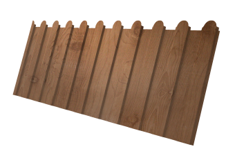 картинка Профнастил С8A v01 фигурный 0,45 Print Premium с пленкой Pine Wood Fresh Центр Кровли