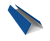 Планка стыковочная составная нижняя 0,45 PE lite с пленкой RAL 5005 сигнальный синий (3м) Центр Кровли