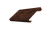 Ламель лицевая 125 забора жалюзи Texas 0,45 Print Elite с пленкой Cherry Wood TwinColor Центр Кровли