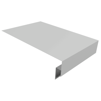 картинка Планка околооконная сложная 250х50х18 (j-фаска) 0,45 Drap TX RAL 7047 телегрей 4 (3м) Центр Кровли