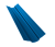 Планка ендовы верхней фигурной 70x70 0,5 Satin с пленкой RAL 5005 сигнальный синий (2м) Центр Кровли