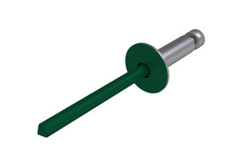 картинка Заклёпка вытяжная Daxmer 4,0х10 (750шт) нерж/нерж RAL 6005 Центр Кровли