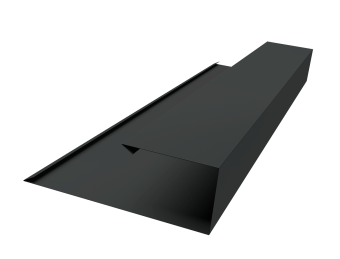 фото Планка торцевая страховочная Grand Line 0,5 Velur X RAL 7016 антрацитово-серый (2м) Центр Кровли картинка Планка торцевая страховочная Grand Line 0,5 Velur X RAL 7016 антрацитово-серый (2м) Центр Кровли