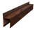 Планка опорная составная внешняя для забора жалюзи Palermo 0,45 Print Premium Cherry Wood Fresh TwinColor (2,5м) Центр Кровли