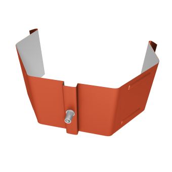 фото Крепление трубы для гофры на кирпич Vortex Lite PE RAL 8004 терракота Центр Кровли картинка Крепление трубы для гофры на кирпич Vortex Lite PE RAL 8004 терракота Центр Кровли