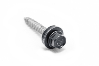 фото Саморез 4,8х35 Grand Line Pro с керамическим покрытием UltraZinc RAL 7024 Центр Кровли картинка Саморез 4,8х35 Grand Line Pro с керамическим покрытием UltraZinc RAL 7024 Центр Кровли