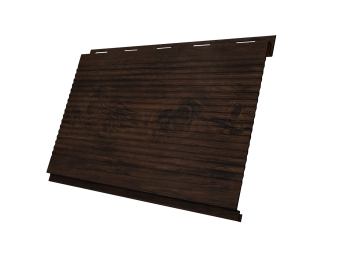картинка Софит Вертикаль 0,2 Grand Line gofr 0,45 Print Elite с пленкой Cherry Wood TwinColor Центр Кровли