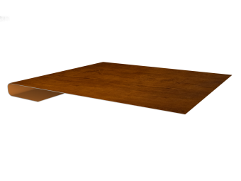 картинка Планка завершающая 0,4 Print Premium Golden Wood Intense FTC (3м) Центр Кровли