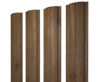 фото Штакетник Полукруглый Slim с прямым резом 0,45 Print Premium Pine Wood Fresh Центр Кровли картинка Штакетник Полукруглый Slim с прямым резом 0,45 Print Premium Pine Wood Fresh Центр Кровли