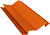 Планка угла внутреннего сложного 135 градусов Экобрус Grand Line 0,45 ПЭ с пленкой RAL 2004 оранжевый (3м) Центр Кровли