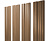 картинка Штакетник Twin с прямым резом 0,45 Print Elite Honey Wood Twin с прямым резомColor Центр Кровли Штакетник Twin с прямым резом 0,45 Print Elite Honey Wood Twin с прямым резомColor Центр Кровли